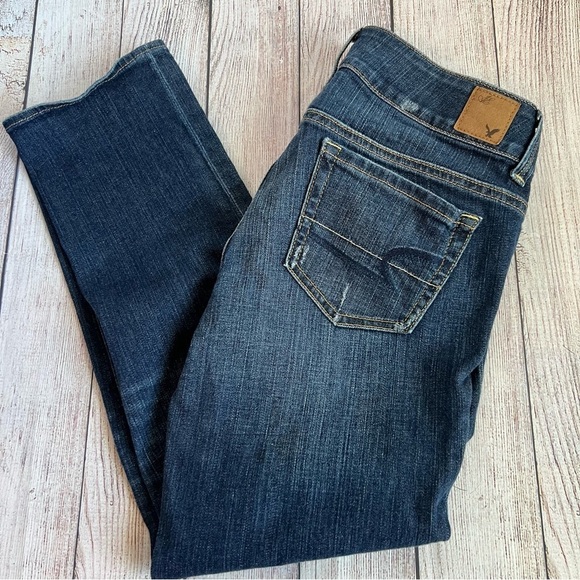 American Eagle Artist Cropped Jeans 4 - Picture 1 of 6